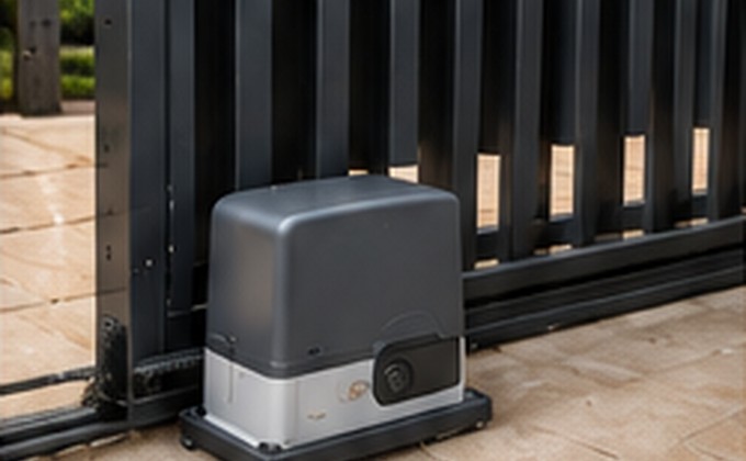 Motor y automatismo para puerta de acceso